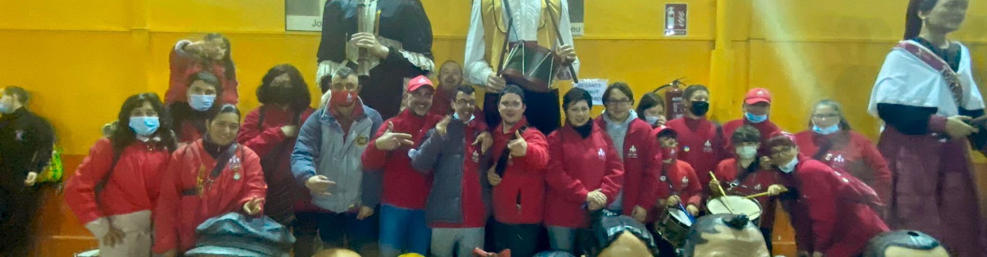 Gegantons i nanos de Vinaròs, en la trobada de gaiters L’Aguilot de Tortosa