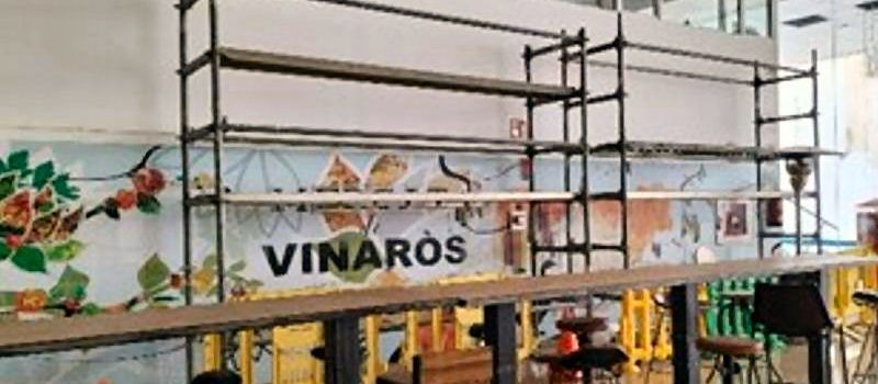 VOX avisa de la peligrosidad de los andamios del Mercado de Vinaròs
