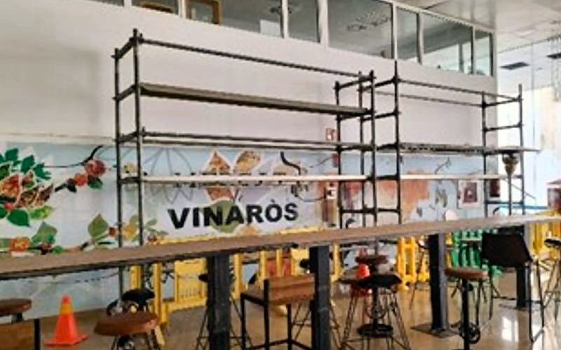 VOX avisa de la peligrosidad de los andamios del Mercado de Vinaròs