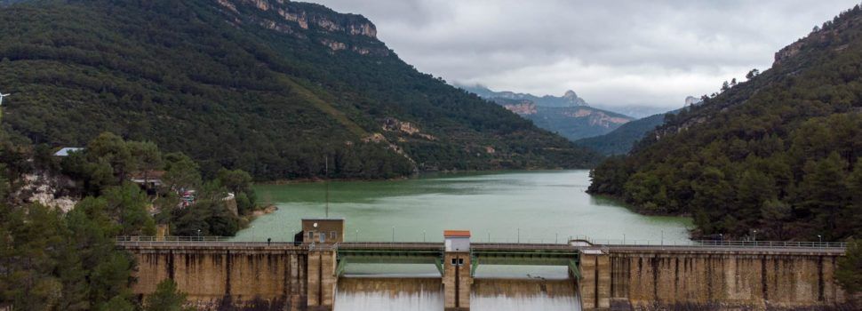Fotos: L’embassament d’Ulldecona, ple, a vista de PepoDron