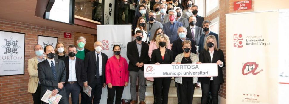La URV commemora a Tortosa el 50 aniversari de la recuperació dels estudis universitaris a Tarragona