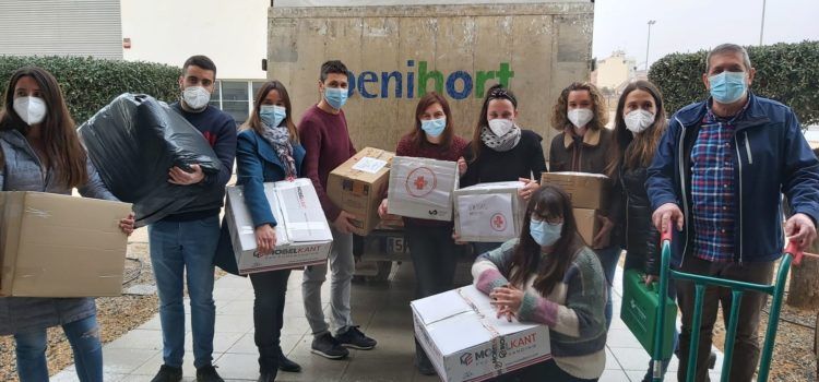 10.000 kg de ayuda para Ucrania parten de Benihort