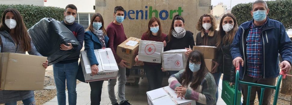 10.000 kg de ayuda para Ucrania parten de Benihort