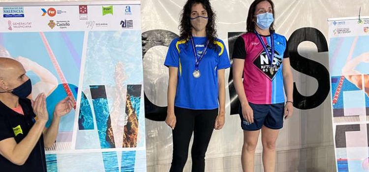 Paula Bretó (Club Natació Benicarló), subcampiona autonòmica de la Categoria +40