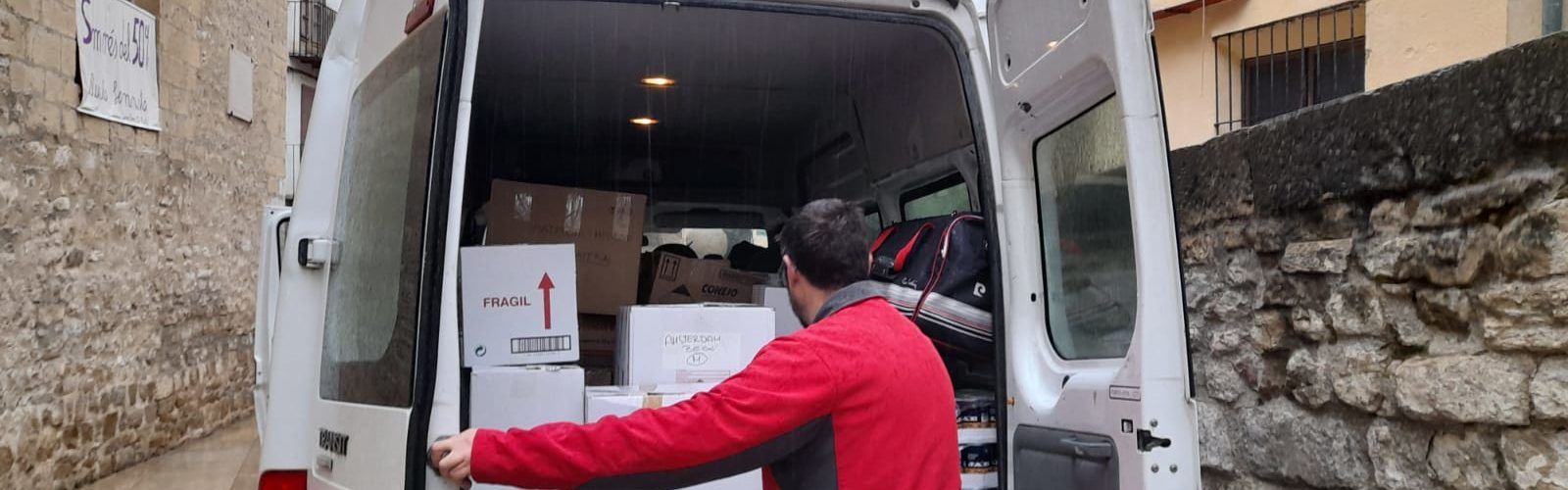 Morella entrega el material per a Ucraïna