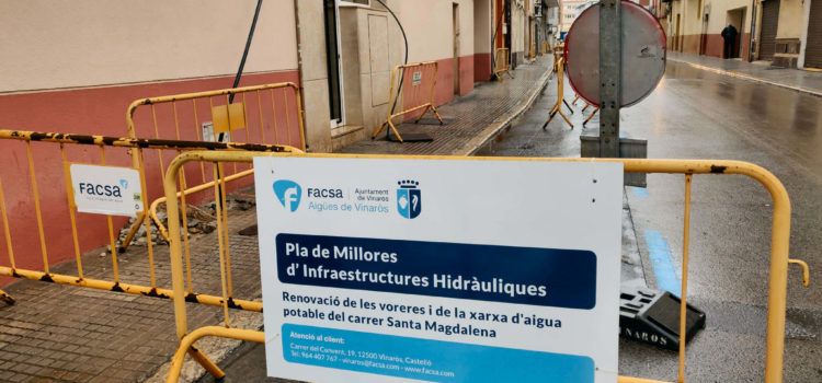 Comencen les obres d’adequació del carrer de Santa Magdalena