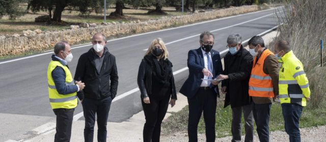 La Diputació de Castelló ha invertit 1,3 milions en l’ampliació i millora de les carreteres de Sant Rafael a Rosell i La Sénia a Torremiró