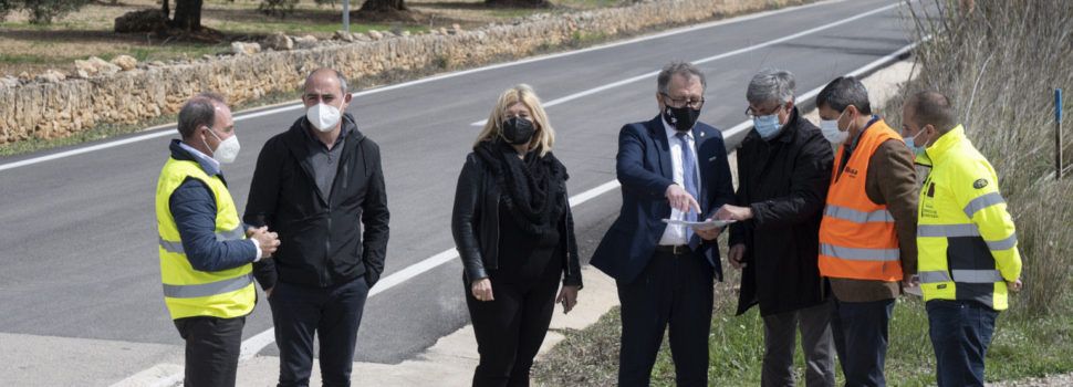 La Diputació de Castelló ha invertit 1,3 milions en l’ampliació i millora de les carreteres de Sant Rafael a Rosell i La Sénia a Torremiró