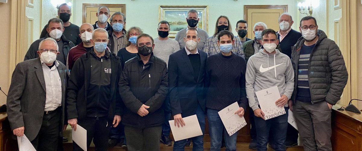 L’Ajuntament d’Amposta renova els convenis de col·laboració amb 18 entitats esportives, per un total de 232.500 euros