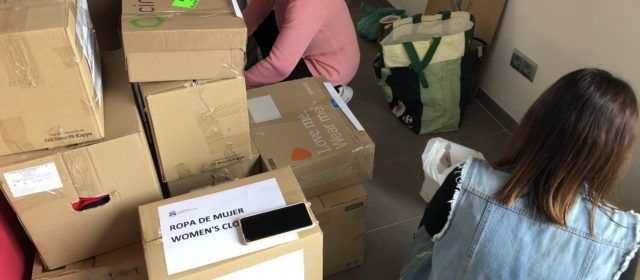 Santa Magdalena realitza el seu primer enviament de material humanitari per a Ucraïna