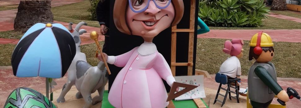 Benicarló en falles: plantà de la Falla del Centre Geriàtric