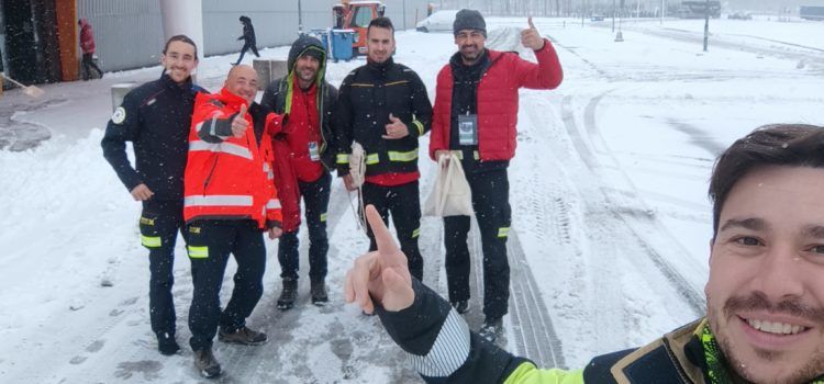 Fotos: bombers ajudant els ucraïnesos a Polònia