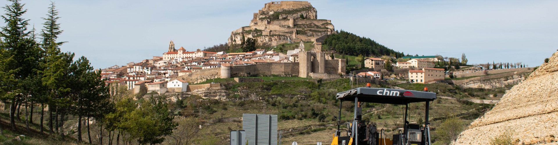 Reprenen el reasfaltat de l’N-232 entre Morella i Torremiró