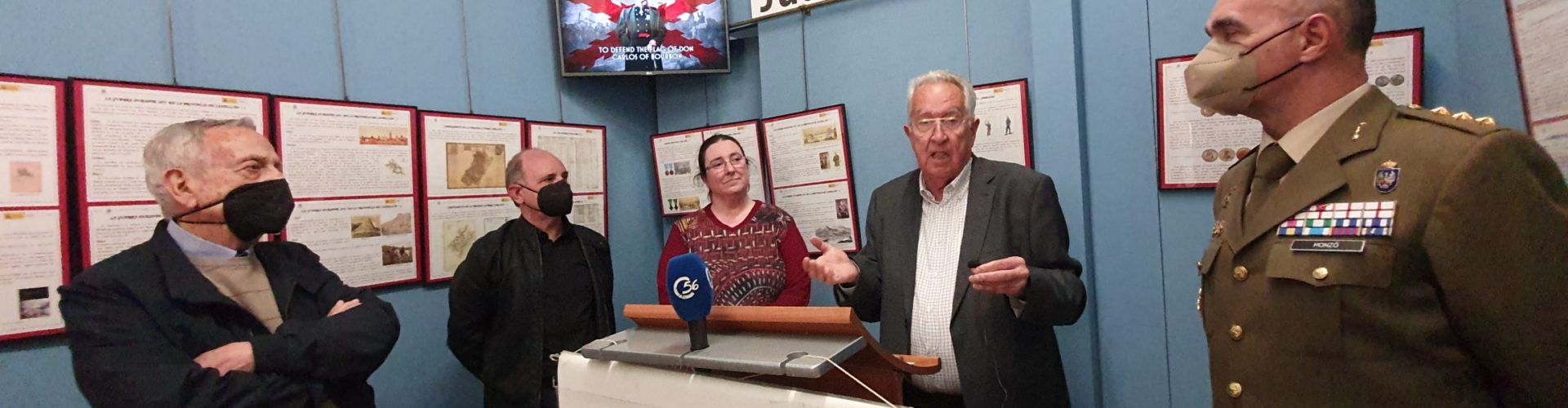 Vídeo i fotos: exposició a “Amics de Vinaròs” sobre la tercera guerra carlista