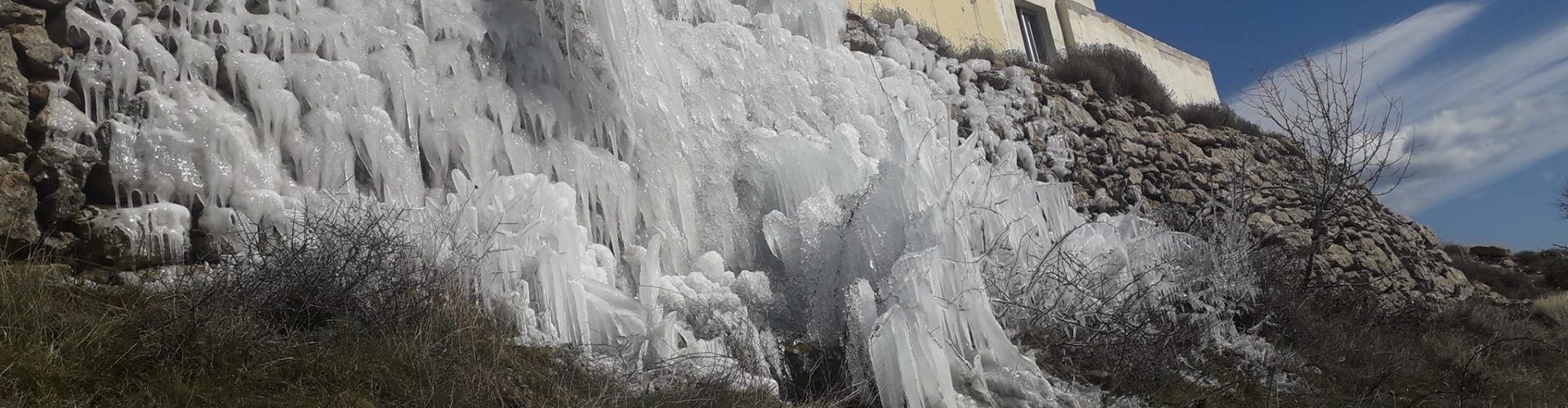 Fotos: el gel de Castell de Cabres