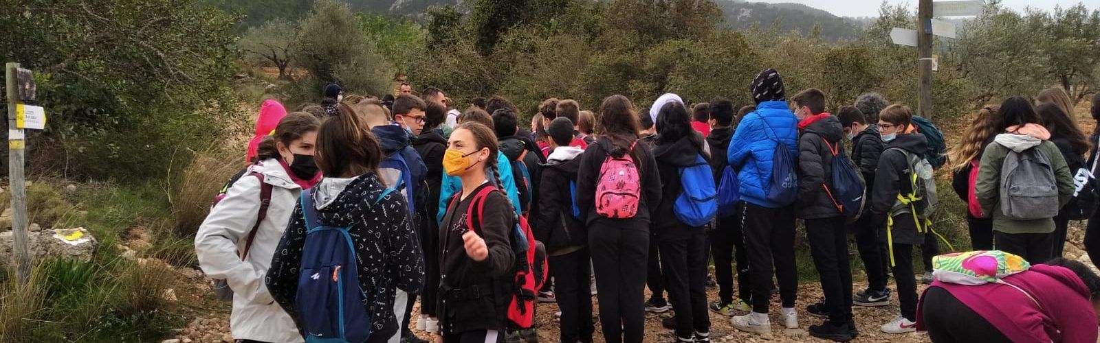 Eixida senderista a la Serra d’Irta amb l’alumnat de 1r ESO de l’IES Leopoldo Querol