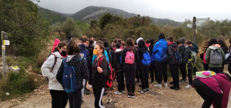 Eixida senderista a la Serra d’Irta amb l’alumnat de 1r ESO de l’IES Leopoldo Querol