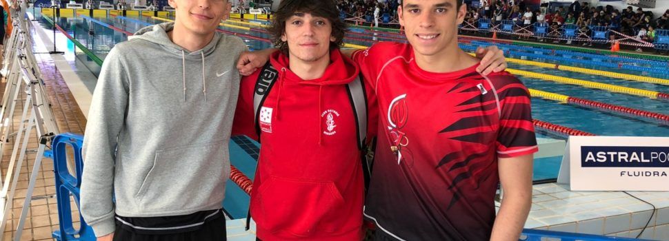 Club Natació Vinaròs:  Andreu, Gerard i Joan al Nacional Junio