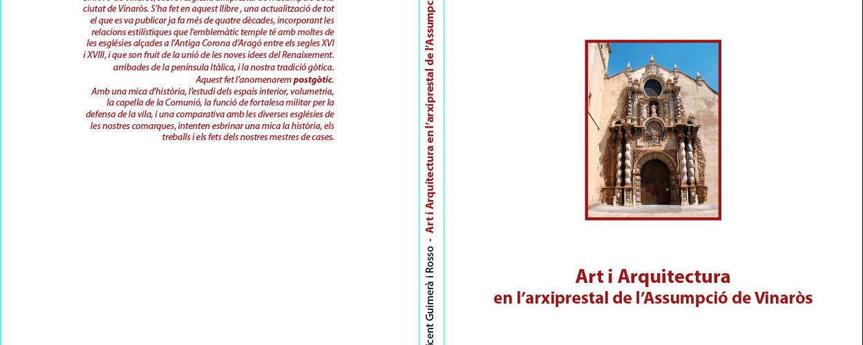 Nou llibre de Joaquim Vicent Guimerà, dedicat ara a l’Arxiprestal de Vinaròs