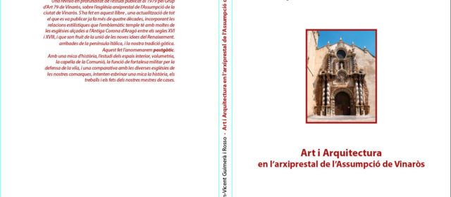 Nou llibre de Joaquim Vicent Guimerà, dedicat ara a l’Arxiprestal de Vinaròs