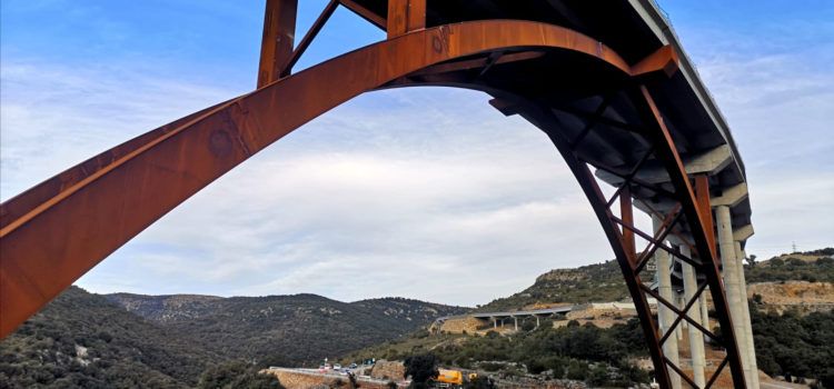 Més fotos del “nou pont” de la Bota a la N-232