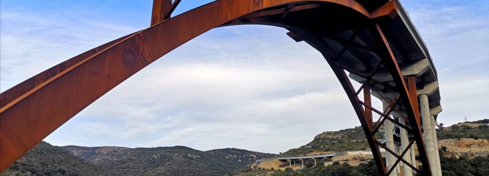 Més fotos del “nou pont” de la Bota a la N-232