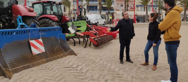 Vinaròs presenta el dispositiu de manteniment de platges