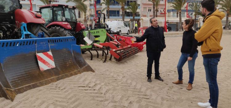 Vinaròs presenta el dispositiu de manteniment de platges