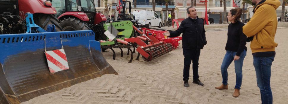 Vinaròs presenta el dispositiu de manteniment de platges
