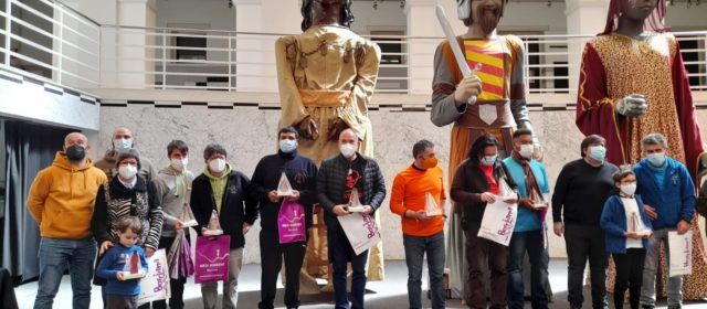 Els gegants de Morella participen en l’aplec de Borriana
