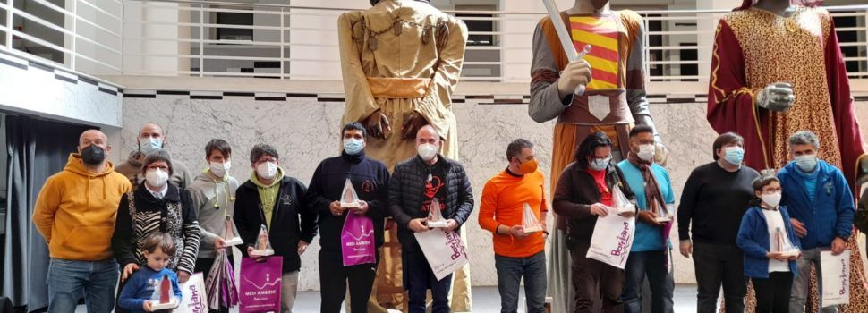 Els gegants de Morella participen en l’aplec de Borriana