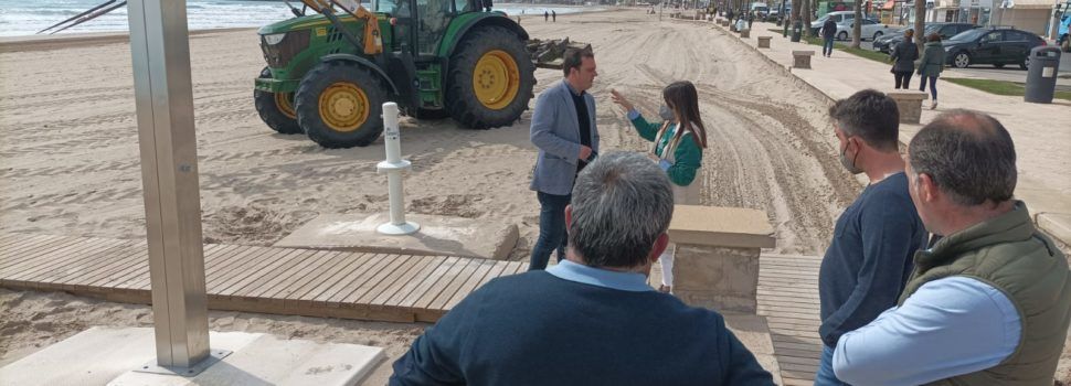 Peníscola prepara les seues platges per a Setmana Santa