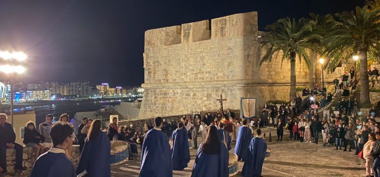 Peñíscola recupera la procesión del Jueves Santo por las calles empedradas de su ciudadela