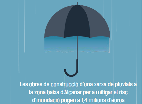 La reparació dels desperfectes produïts pels aiguats de l’1-S a Alcanar comporten una inversió d’almenys 3 milions d’euros