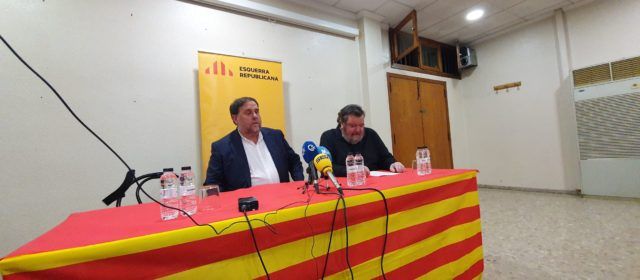 Oriol Junqueras visita Vinaròs