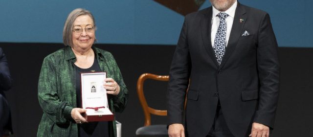 La gravadora i galerista morellana Pilar Dolz, reconeguda amb la medalla al Mèrit a les Arts a Castelló