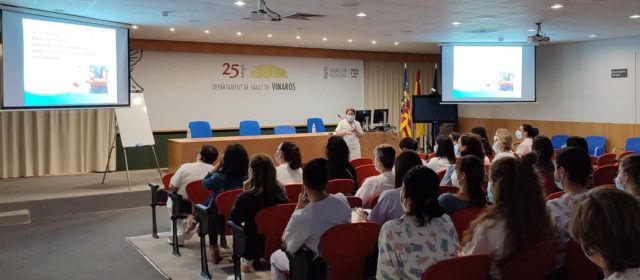 Taller sobre el lavado de manos en el Hospital de Vinaròs