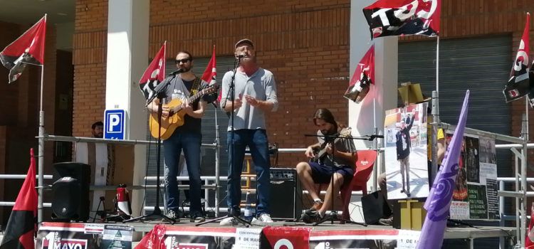 1 de maig amb homenatge a Carlos Martín