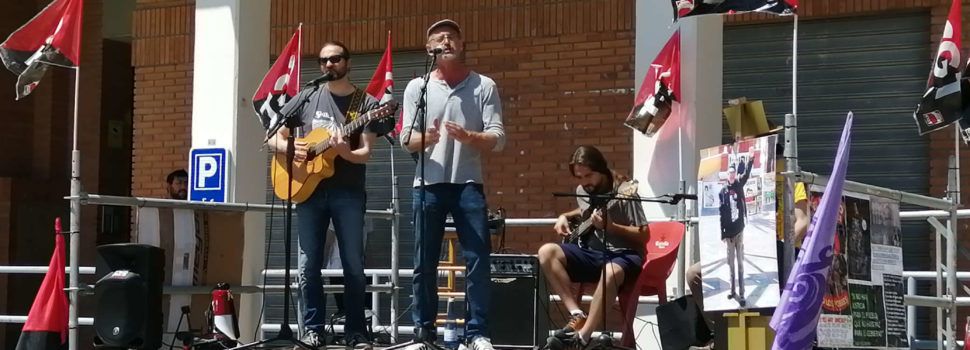 1 de maig amb homenatge a Carlos Martín