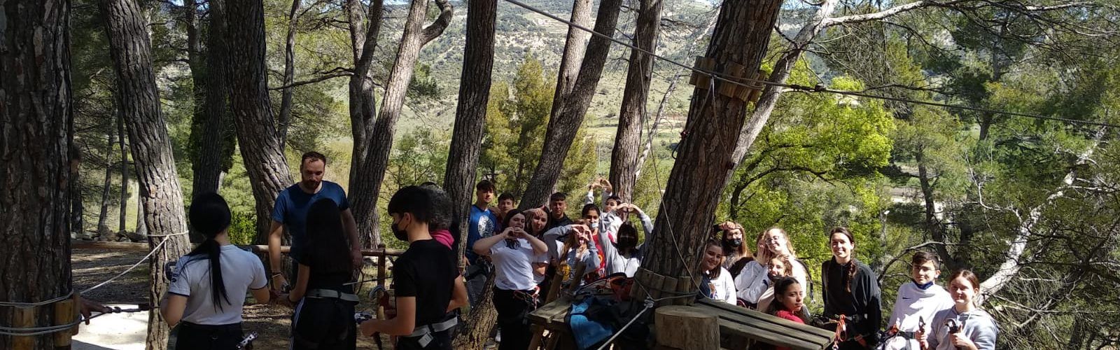 L’alumnat de 2n d’ESO del L.Querol visita el parc Saltapins de Morella