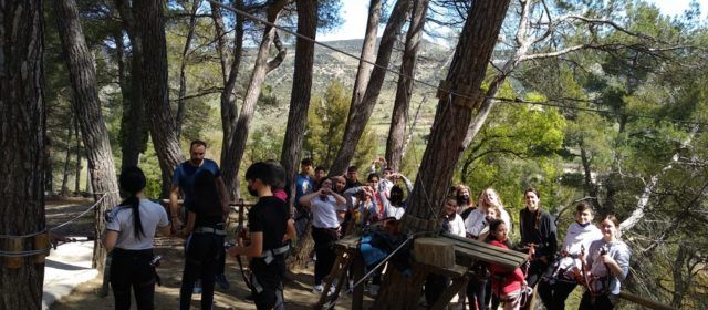 L’alumnat de 2n d’ESO del L.Querol visita el parc Saltapins de Morella