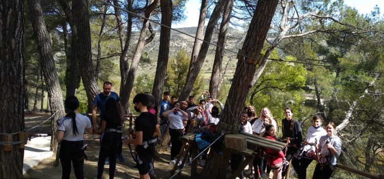 L’alumnat de 2n d’ESO del L.Querol visita el parc Saltapins de Morella