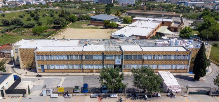 Reparació de les cobertes a l’IES Leopoldo Querol