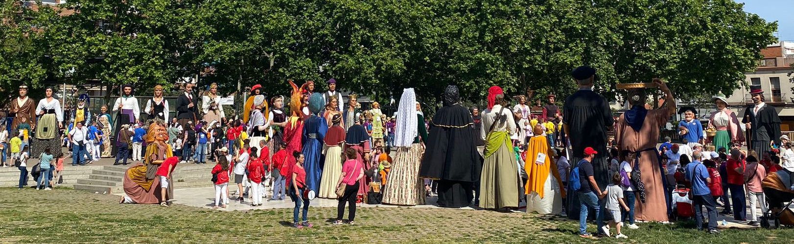 Ciutat Gegantera 2022 a Sant Boi de Llobregat amb Nanos i Gegants de Vinaròs