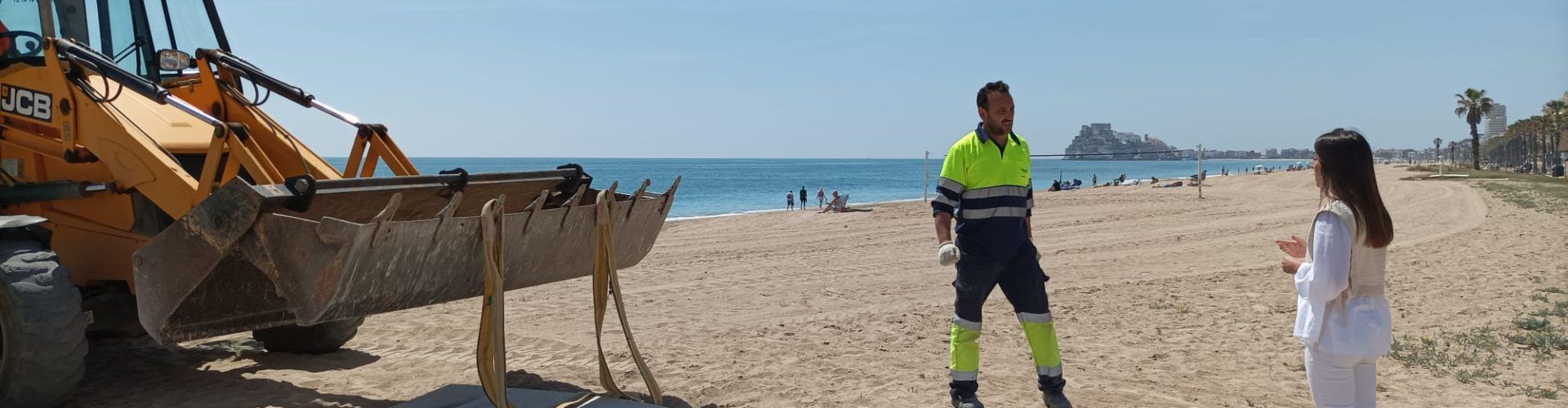 Peníscola última l’adequació de les seues platges per a la temporada de bany
