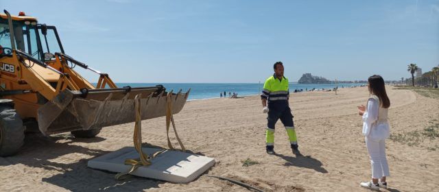 Peníscola última l’adequació de les seues platges per a la temporada de bany