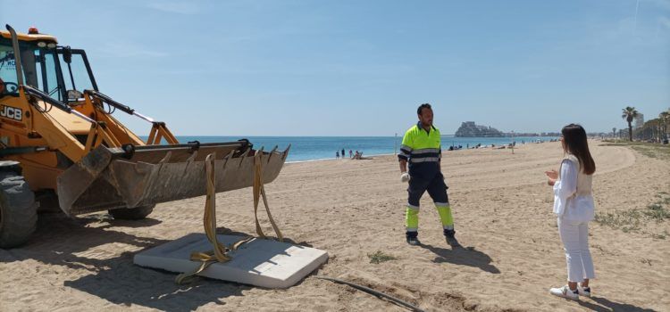 Peníscola última l’adequació de les seues platges per a la temporada de bany