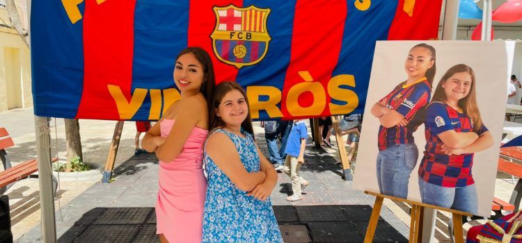 Presentació de les dames de la Penya Barça de Vinaròs