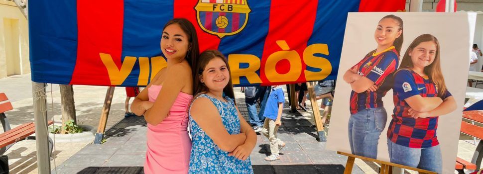 Presentació de les dames de la Penya Barça de Vinaròs