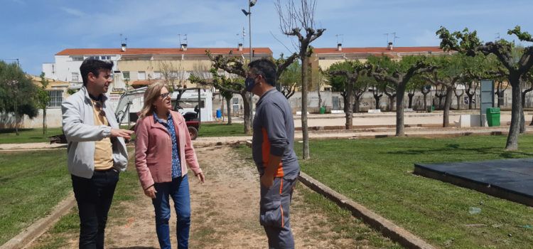 Benicarló adequa el parc de la Petanca i renova el reg i la il·luminació